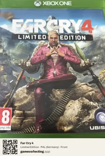 Far Cry 4 Xbox One, Germany box front