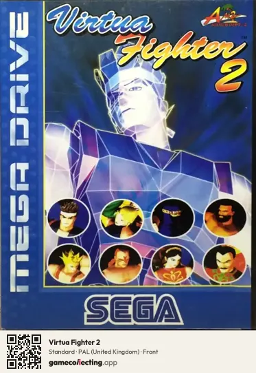 Virtua Fighter 2 Sega Mega Drive / Genesis, United Kingdom box front