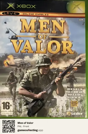 Men of Valor Xbox, PAL box front