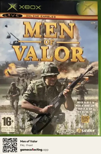 Men of Valor Xbox, PAL box front