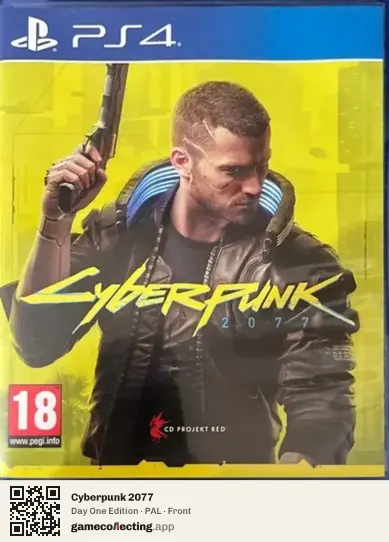 Cyberpunk 2077 PlayStation 4, PAL box front