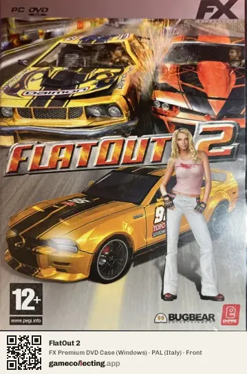FlatOut 2 Computer, Italy box front
