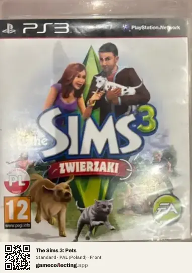 The Sims 3: Pets PlayStation 3, Poland box front