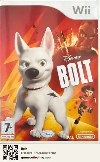 Bolt Nintendo Wii, Spain box front