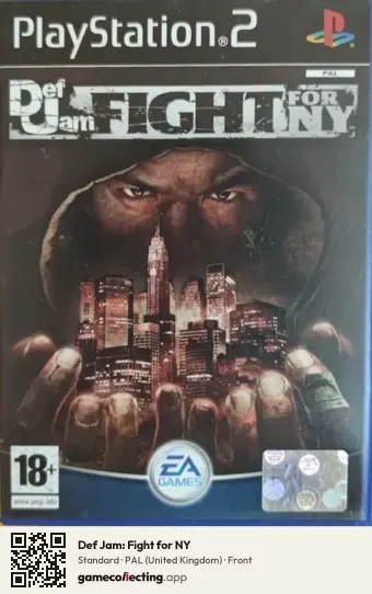 Def Jam: Fight for NY PlayStation 2, United Kingdom box front