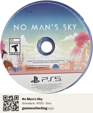 No Man's Sky PlayStation 5, NTSC disc