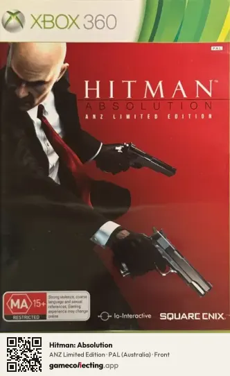 Hitman: Absolution Xbox 360, Australia box front
