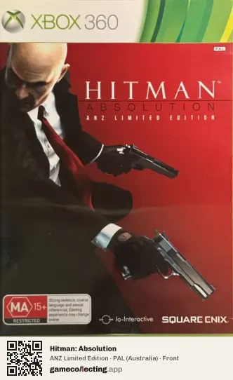 Hitman: Absolution Xbox 360, Australia box front