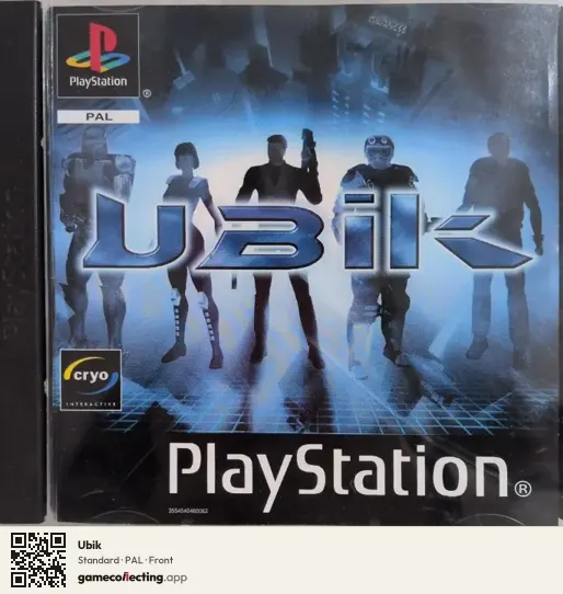 Ubik PlayStation, PAL box front