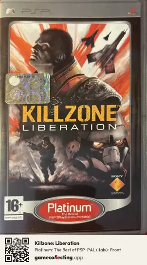 Killzone: Liberation PlayStation Portable, Italy box front