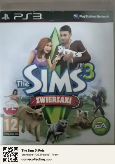 The Sims 3: Pets PlayStation 3, Poland box front