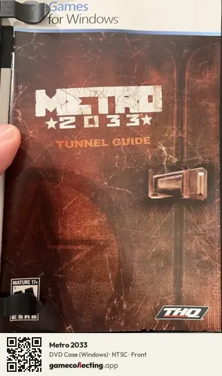 Metro 2033 Computer, NTSC box front