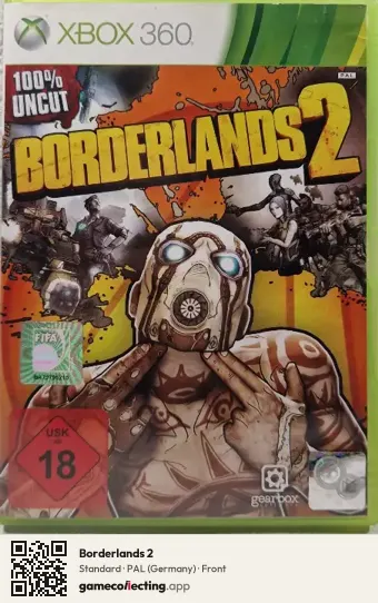 Borderlands 2 Xbox 360, Germany box front