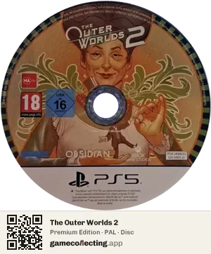 The Outer Worlds 2 PlayStation 5, PAL disc