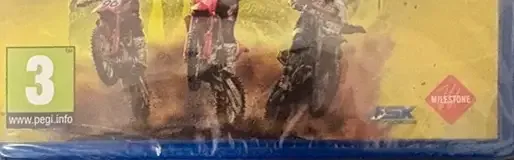 Monster Energy Supercross 25, the PEGI square on its front