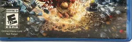 Knack II, the ESRB box on its front