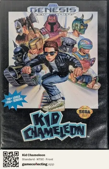 Kid Chameleon Sega Mega Drive / Genesis, NTSC box front
