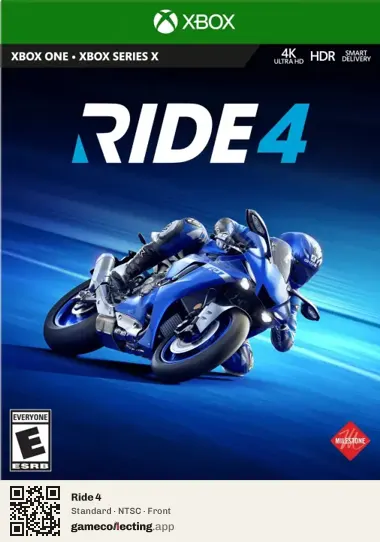 Ride 4 Xbox One, NTSC box front