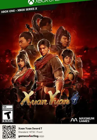 Xuan Yuan Sword 7 Xbox One, NTSC box front