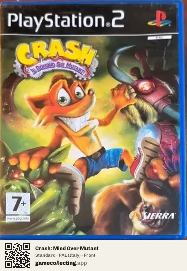 Crash: Mind Over Mutant PlayStation 2, Italy box front