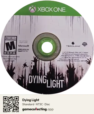 Dying Light Xbox One, NTSC disc