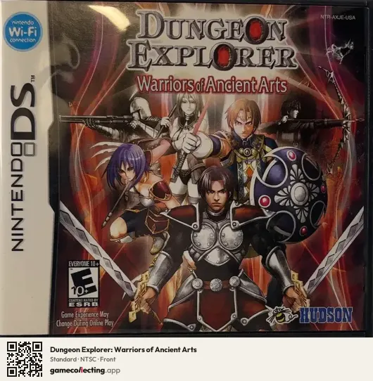 Dungeon Explorer: Warriors of Ancient Arts Nintendo DS, NTSC box front