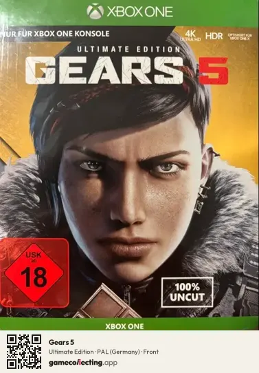 Gears 5 Xbox One, Germany box front