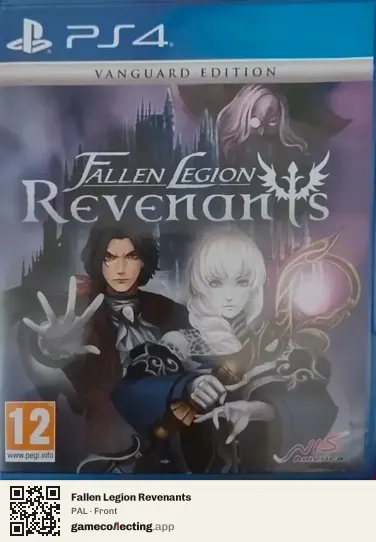 Fallen Legion Revenants PlayStation 4, PAL box front