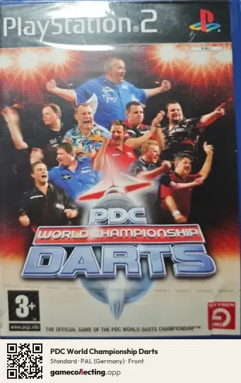 PDC World Championship Darts PlayStation 2, Germany box front