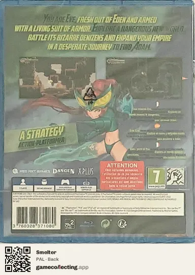 Smelter PlayStation 4, PAL box back