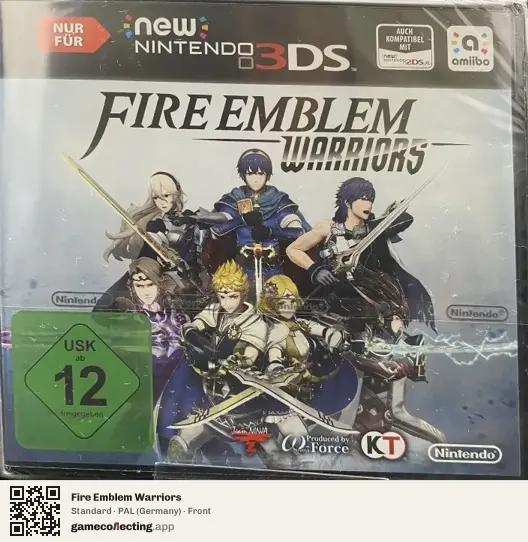 Fire Emblem Warriors Nintendo 3DS, Germany box front