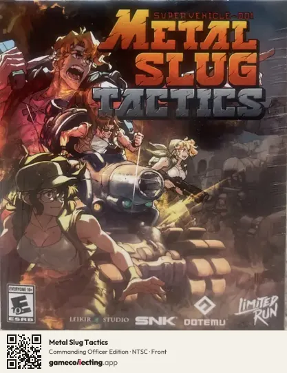 Metal Slug Tactics PlayStation 5, NTSC box front