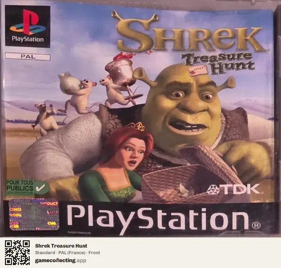 Shrek Treasure Hunt PlayStation, France box front