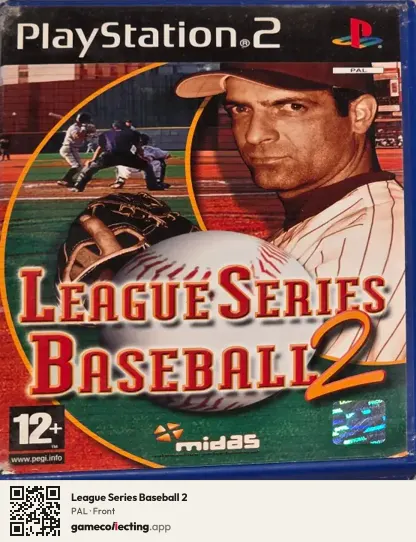 League Series Baseball 2 PlayStation 2, PAL box front