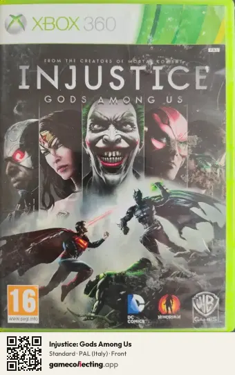 Injustice: Gods Among Us Xbox 360, Italy box front