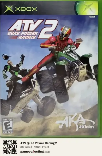 ATV Quad Power Racing 2 Xbox, NTSC box front