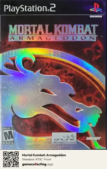 Mortal Kombat: Armageddon PlayStation 2, NTSC box front