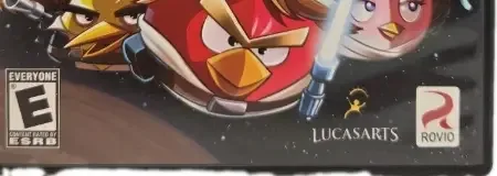 Angry Birds Star Wars, the ESRB box on its front