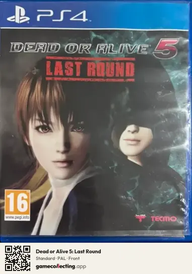 Dead or Alive 5: Last Round PlayStation 4, PAL box front