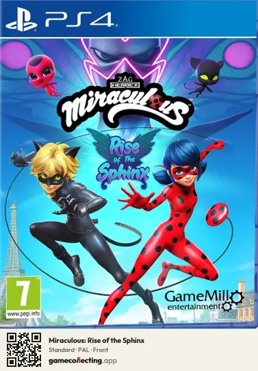 Miraculous: Rise of the Sphinx PlayStation 4, PAL box front