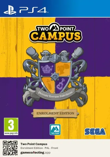 Two Point Campus PlayStation 4, PAL box front