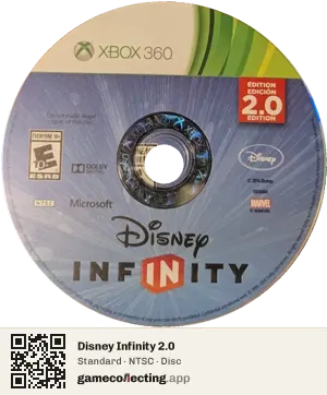 Disney Infinity 2.0 Xbox 360, NTSC disc