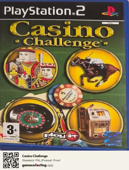 Casino Challenge PlayStation 2, France box front