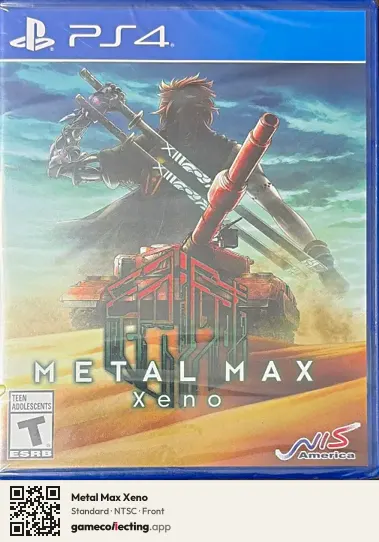 Metal Max Xeno PlayStation 4, NTSC box front