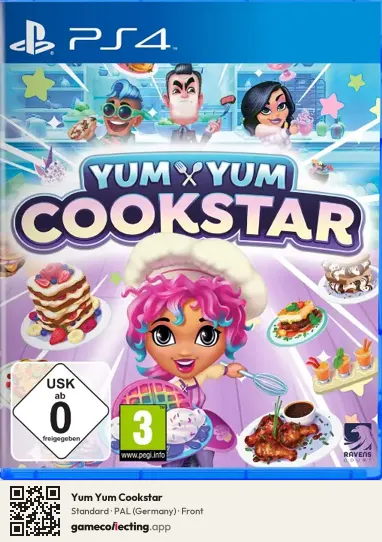 Yum Yum Cookstar PlayStation 4, Germany box front