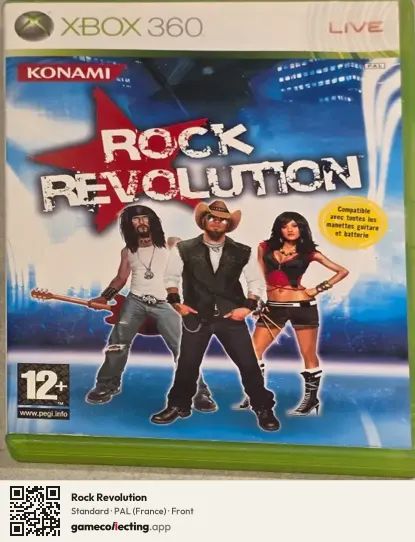Rock Revolution Xbox 360, France box front