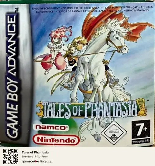 Tales of Phantasia Game Boy Advance, PAL box front