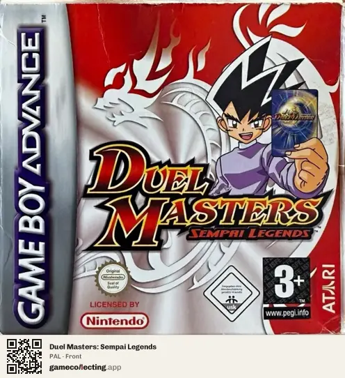 Duel Masters: Sempai Legends Game Boy Advance, PAL box front