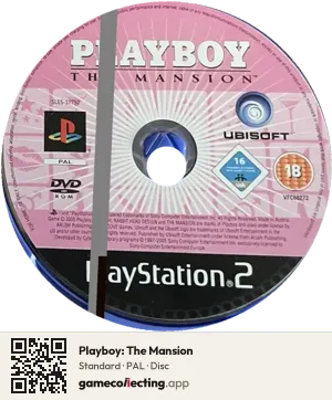 Playboy: The Mansion PlayStation 2, PAL disc