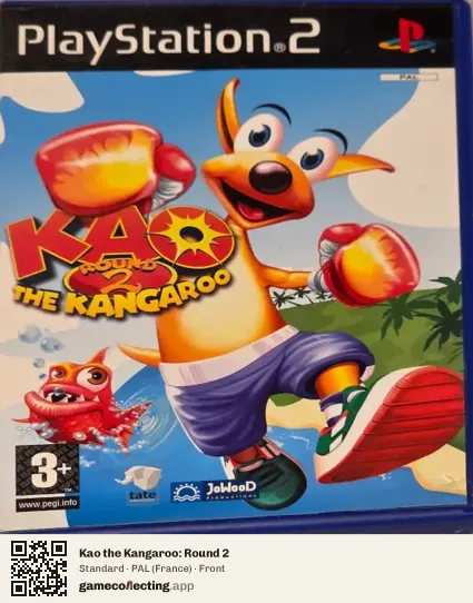Kao the Kangaroo: Round 2 PlayStation 2, France box front